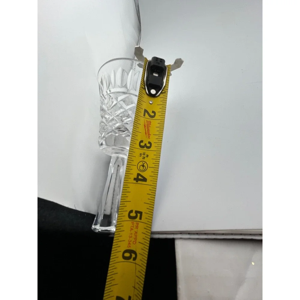 Crystal Cut Glass Bell with Handle Decorative‎ Ornament Tabletop Accent